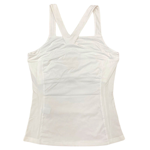BOAST Women's White Racerback Tennis Top $65 NEW