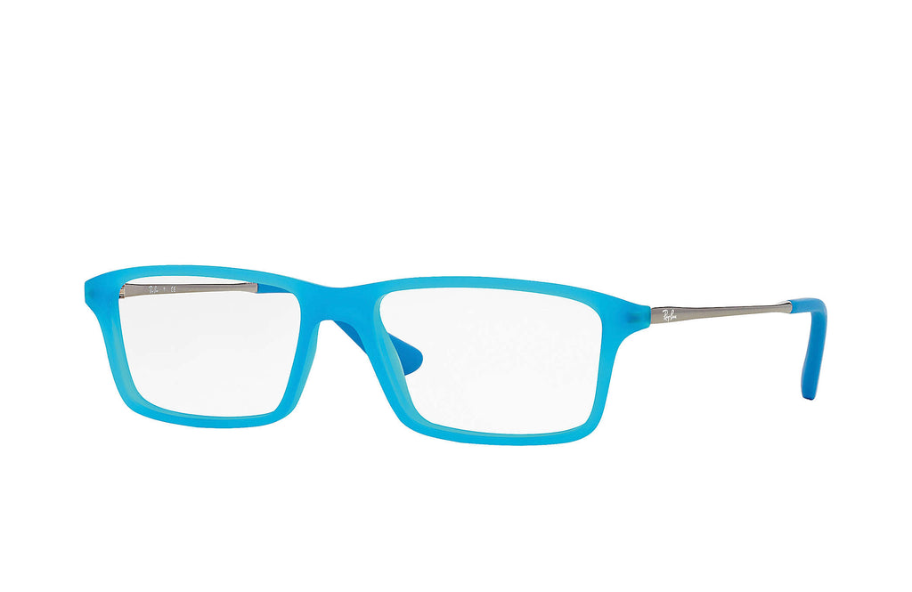 Ray-Ban Kid's Blue Rectangular Liteforce Eyeglass Frames RB1541-3618 49mm