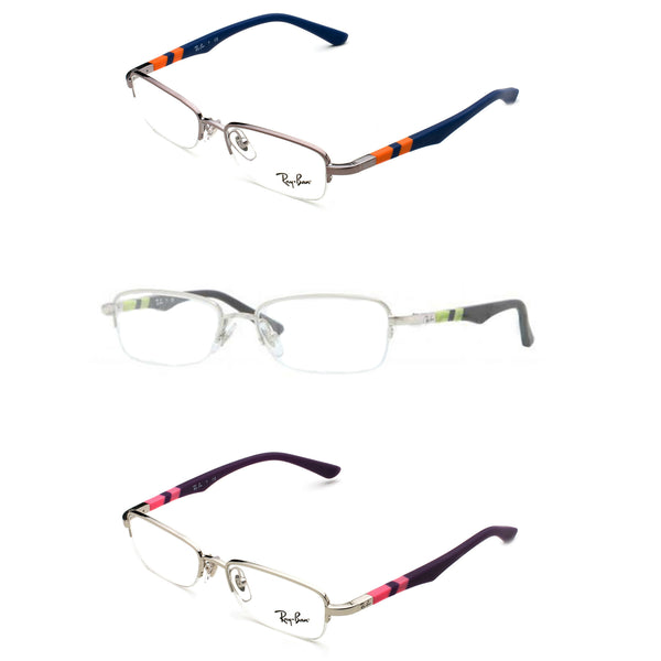 Ray-Ban Kid's Semi-Rimless Metal Eyeglass Frames RB1031 $99 NEW