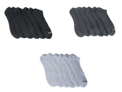 Reebok Men's 6 Pack XL Low Cut Socks Sz 12.5-16 NEW