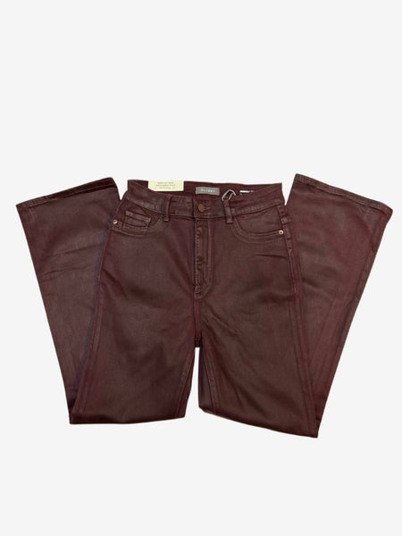 DL1961 Women's Plum Berry Bridget Cropped High Rise Boot Jeans Size 29 NWT