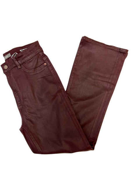 DL1961 Women's Plum Berry Bridget Cropped High Rise Boot Jeans Size 29 NWT