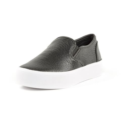 REBECCA MINKOFF Women's Sloane Black Leather Slip-On Sneakers $195 NIB