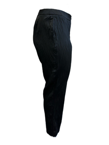 Marina Rinaldi Women's Nero Rabat Straight Leg Pants Size 12W/21 NWT