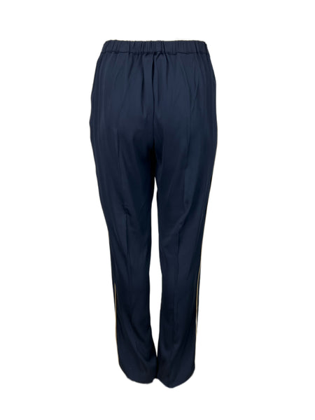 Marina Rinaldi Women's Navy Radicale High Rise Pants NWT