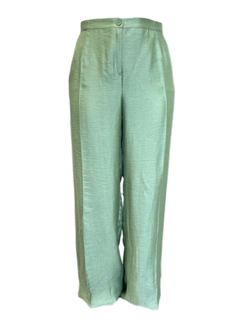 Marina Rinaldi Women's Green Rapallo High Rise Straight Pants Size 20W/29 NWT