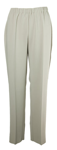 MARINA RINALDI Women's Beige Rapsodia Elastic Waist Trousers $395 NWT