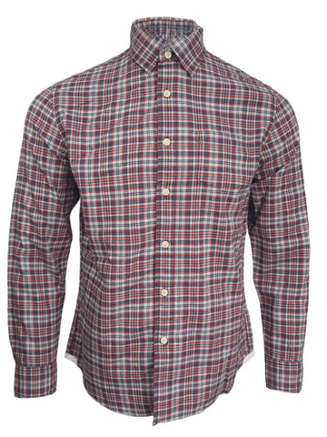 GRAYERS Men's Red Wookey Cotton Button-Down Shirt #W018A16 NWT