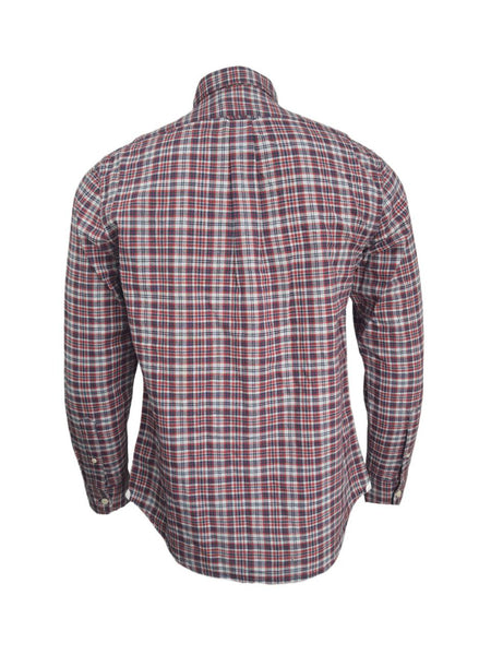 GRAYERS Men's Red Wookey Cotton Button-Down Shirt #W018A16 NWT