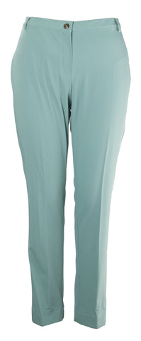 MARINA RINALDI Women's Turquoise Regio Super Slim Pants $355 NWT