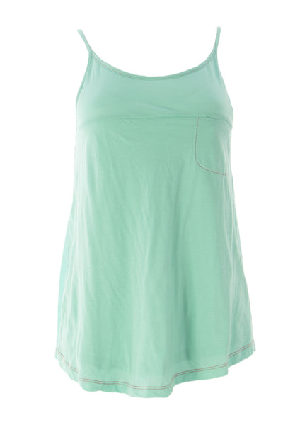 VELVET by Graham & Spencer Women's Red Stitch Trim Tank Top $75 NEW