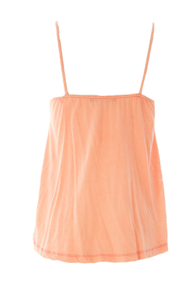 VELVET by Graham & Spencer Women's Red Stitch Trim Tank Top $75 NEW