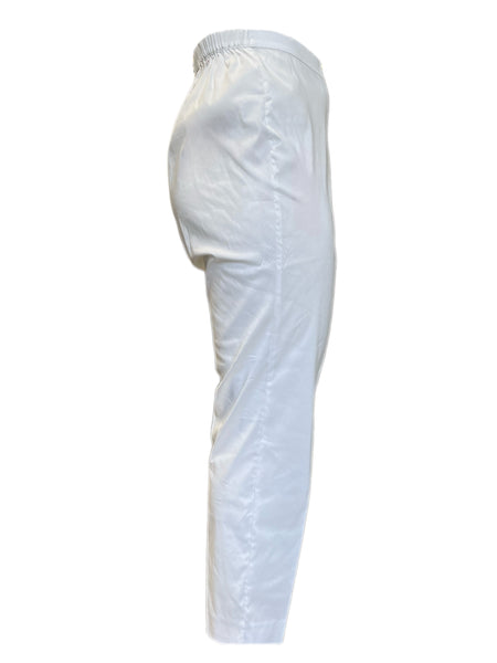 Marina Rinaldi Women's White Retta Low Rise Slim Pants Size 14W/23 NWT