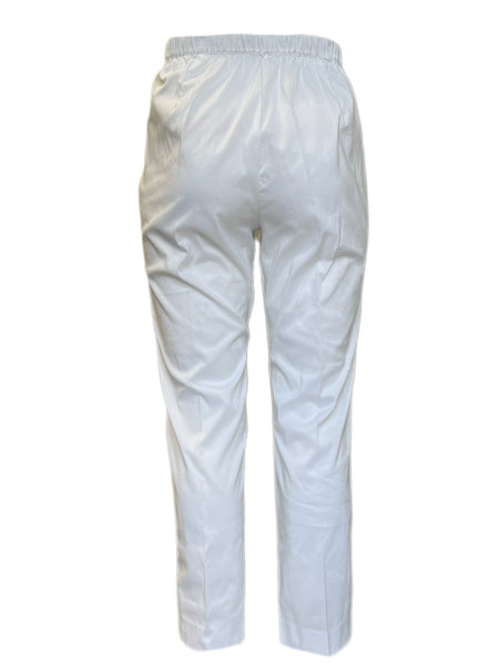 Marina Rinaldi Women's White Retta Low Rise Slim Pants Size 14W/23 NWT