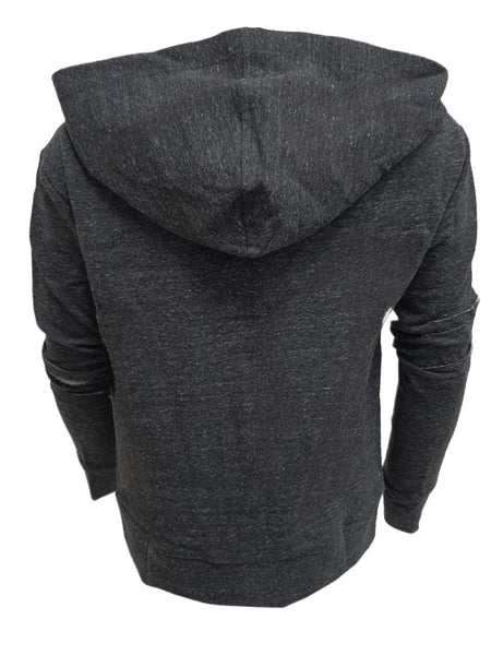 TEREZ Girl's Grey Ripped Elbow Hoodie #11237785 8 Years NWT