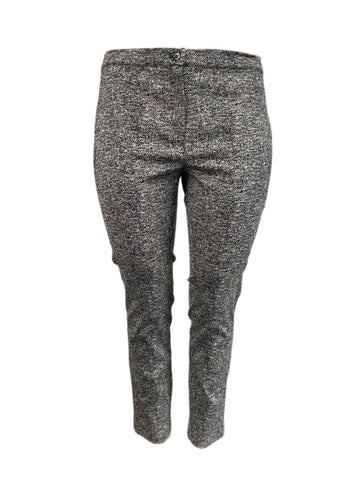 Marina Rinaldi Women's Grey Ritmo Skinny High Rise Tweed Pants Size 14W/23NWT