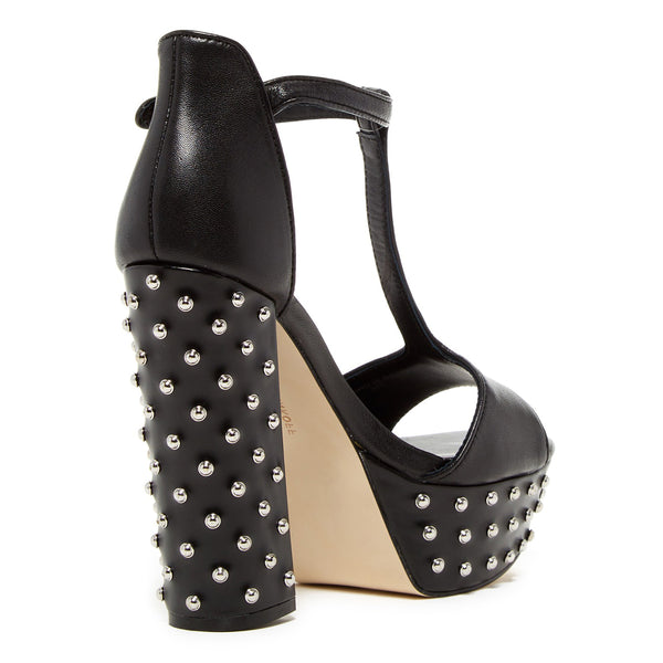 REBECCA MINKOFF Women's Rosa Stud Black Platform Sandals $275 NIB