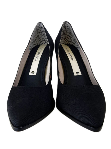 MATT BERNSON Women's Black Grosgain Ribbon Royale Pump #M068 8 NWOB