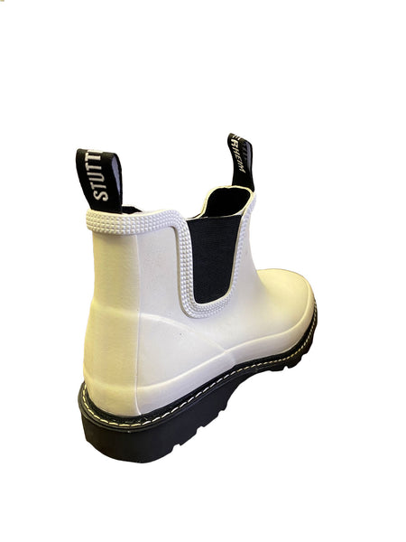 STUTTERHEIM Men's Off-White Rusken Rubber Rainboots 41 NWD
