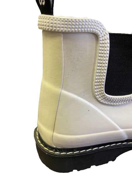 STUTTERHEIM Women's Off-White Rusken Rubber Rainboots NWD