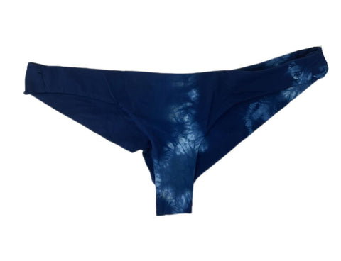 Frankies Women's Tie Die Blue Ryan Cheeky Swim Bottom Size M NWT