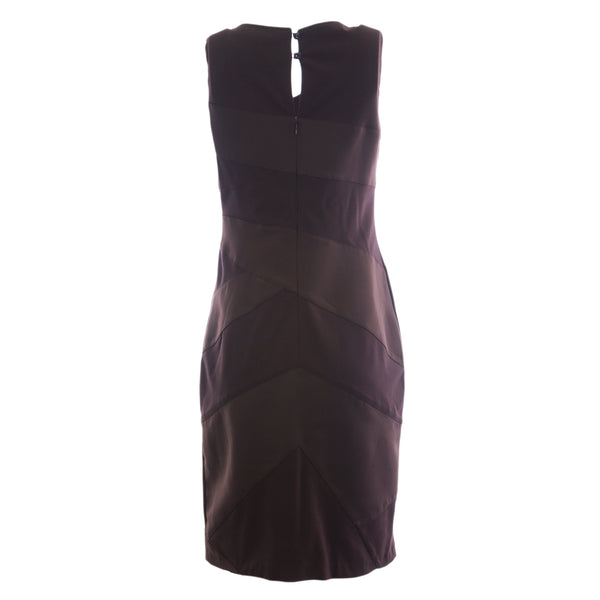 NUE by Shani Women's Brown Sleeveless Sheath Dress S136 $320 NWT