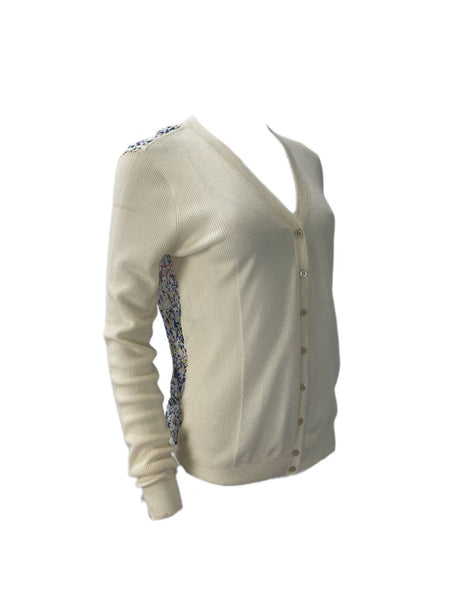 DEREK LAM Women's White Long Sleeve Sweater #S99 L NWOT