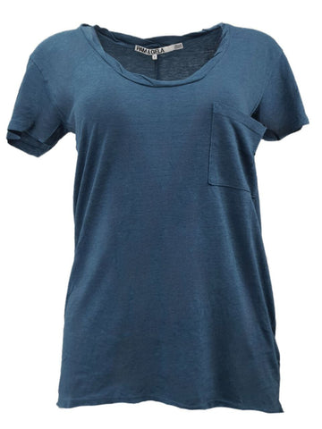 PAM & GELA Women's Blue Sea Sophie Tee #B00JG891 Petite X-Small NWT