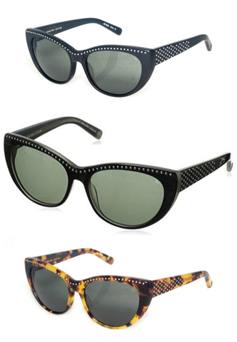 REBECCA MINKOFF Stanton Studded Cateye Sunglasses $230 NEW