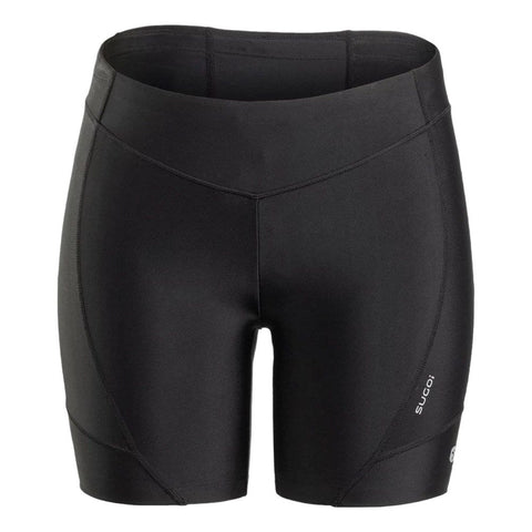 SUGOI Women's Black RPM Padded Triathlon Drawstring Shorts #U213 Small NWT