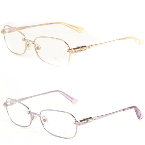Swarovski Women's Crystal Accent Metal Eyeglass Frames SW5002 $260 NEW