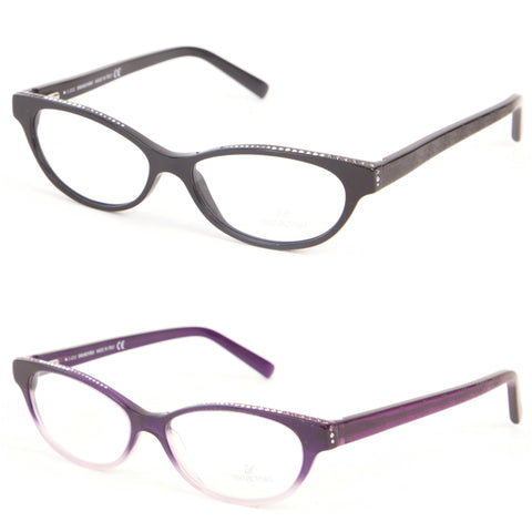 Swarovski Women's Crystal Cateye Eyeglass Frames SW5012 $240 NEW