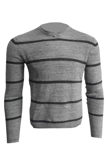 GRAYERS Men's Grey Heather Round Neck Cotton Sweater #S003117 NWT