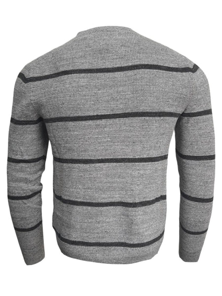 GRAYERS Men's Grey Heather Round Neck Cotton Sweater #S003117 NWT