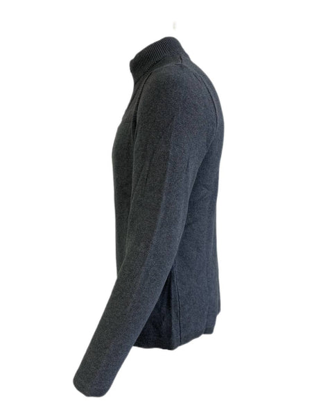 Flag & Anthem Men's Charcoal 1/4 Zip Pullover Sweater Size M NWT