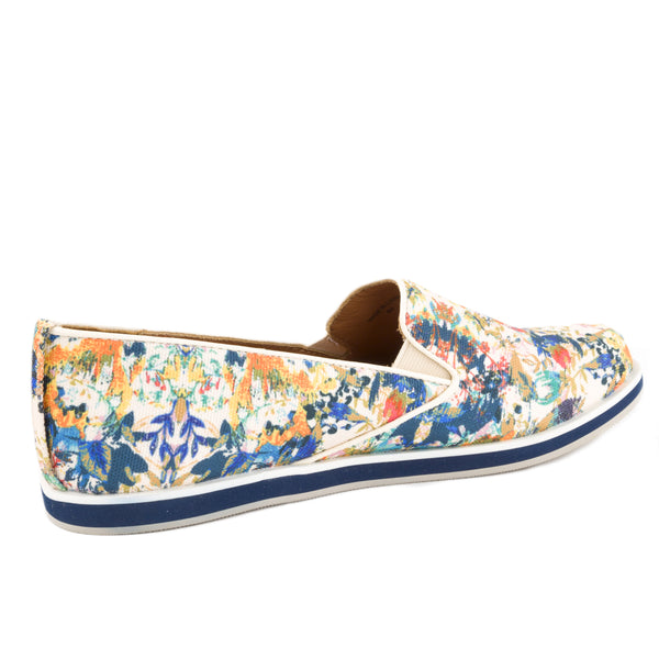 REBECCA MINKOFF Women's Sable Canvas Floral Print Slip On Sneakers $150 NIB