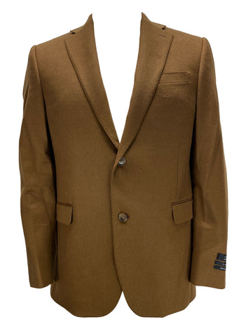 BLACK SAKS FIFTH AVENUE Men's Brown Slim Fit Cashmere Blazer Sz 42R $1195 NEW
