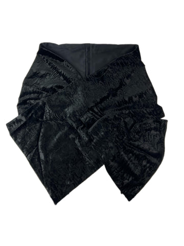Marina Rinaldi Women's Black Salerno Padded 76"x15" Scarf One Size NWT