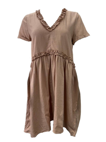 LOST IN LUNAR Women's Salmon Kyree Mini Dress Size US 6 NWT