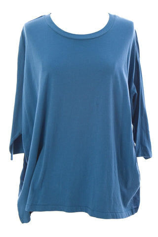 SURFACE TO AIR Women's Midnight Blue Section Tee $170 NEW
