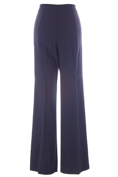 Seminole Women's Flat Front Dress Pants Sz IT 50 Navy Blue
