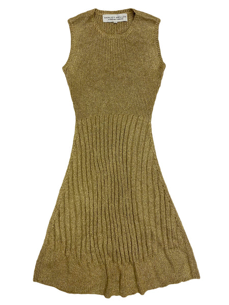 Hanley Mellon Women's Shimmer Ribbed Knit Dress