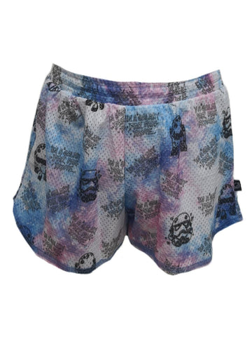 TEREZ Girl's Multicolor Star Wars Galaxy Shorts #333018342 NWT