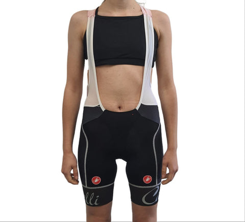 CASTELLI Women's Black Free Aero Bib Triathlon Shorts #15044 X-Small NWT