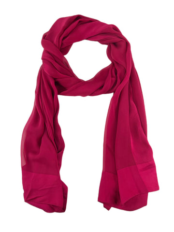 Marina Rinaldi Women's Pink Sibilla Silk 88"x25" Scarf One Size NWT