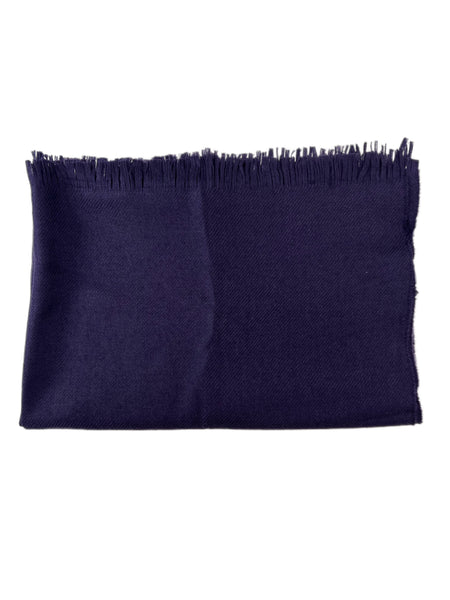 Marina Rinaldi Women's Purple Siepe Virgin Wool Blended  40"x30" Scarf One Size