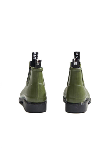STUTTERHEIM Unisex Green Willow Skalka Rubber Rainboots, W 10/M 7.5