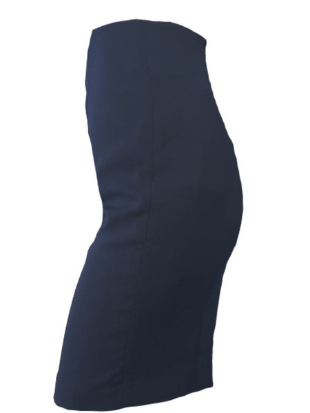NORA GARDNER Women's Blue Knee Length Pencil Chelsea Skirt #Nav NWT