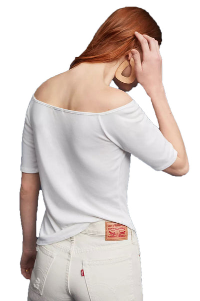 SPLENDID Women's White Off The Shoulder Top $64 NWT