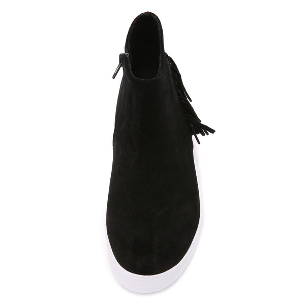 REBECCA MINKOFF Women's Stella Suede Fringe Sneakers $225 NIB